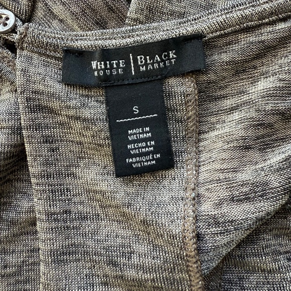 WHBM Marled Knit Dress Heather Grey Size Small - Picture 4 of 11